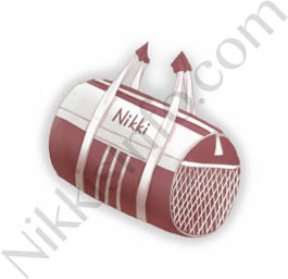 Barrel Sports Bag·Red