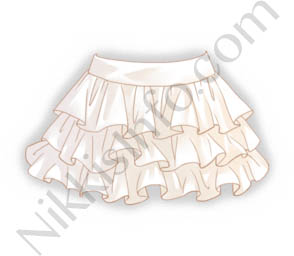 Cream Skirt