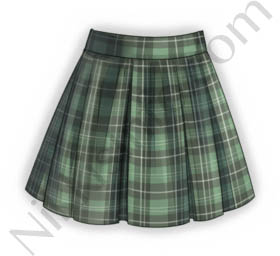 School Skirt·Green