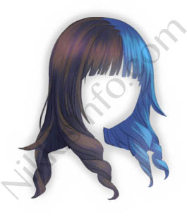 Dark-blue Curls