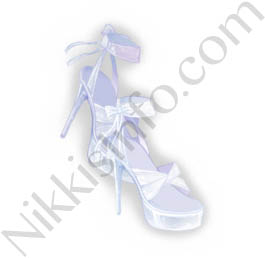 Chiffon Shoes·White