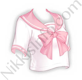 Sailor Suit Top·Pink