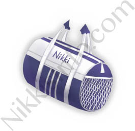 Barrel Sports Bag·Blue