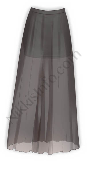 Black Yarn Skirt
