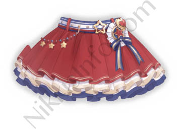 Star Pleated Skirt