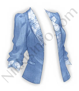 Blue-dyed Jacket