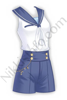 Sailor Girl·White