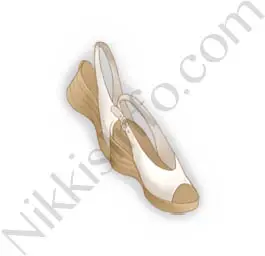 Peep-toe Sandals·White